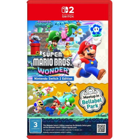 Nintendo Super Mario Bros. Wonder + Parque Belabel SMARIO BWONDER PAR - Juego Nintendo Switch 2 Edition - Cooperativo, 4K, amiibo, Multijugador, 12 Idiomas Incluido Español Nintendo Super Mario Bros. Wonder + Parque Belabel SMARIO BWONDER PAR - Juego Nintendo Switch 2 Edition - Cooperativo, 4K, amiibo, Multijugador, 12 Idiomas Incluido Español